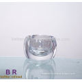 crystal round glass ashtray